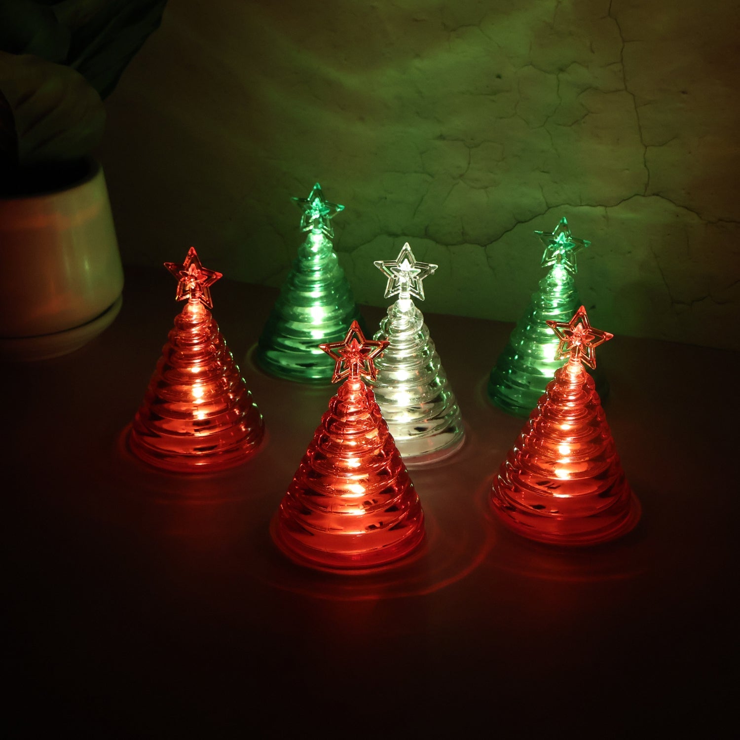 LED Christmas Tree Decorative Lights - (6 Pc / Set) LED Christmas Tree Decorative Lights - (6 Pc / Set)